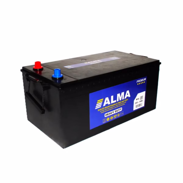 Batterie ALMA M16  Gauche 225AH 1400A Poids Lourd